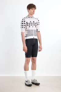 Essential Cycling Jersey – Dot Off White | Centre Commercial
